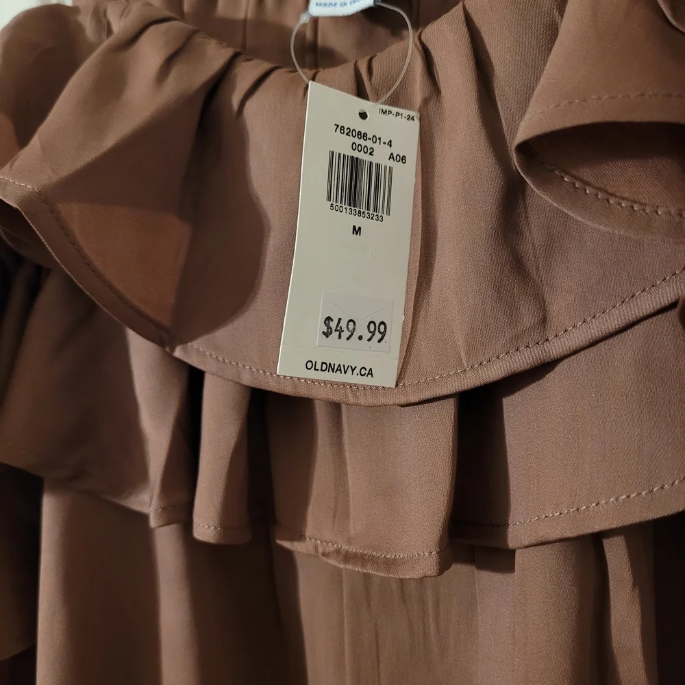 NWT Old Navy Rose Brown Spagetti Strap Dress - Picture 6 of 6